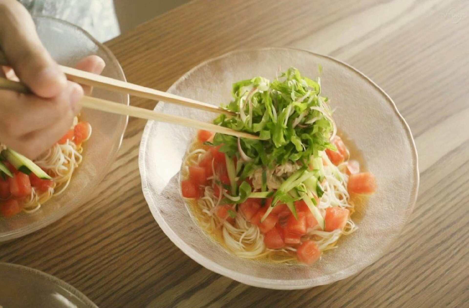 きのう何食べた？佳代子さんのツナとトマトのぶっかけそうめんレシピ