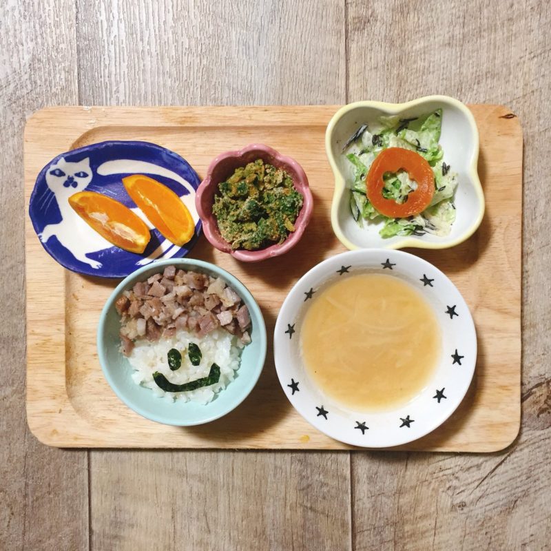 子供の朝ごはんプレート
