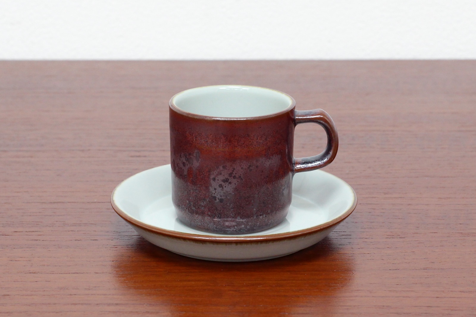 デンマーク製 Hiline BLA ALMUE カップ&ソーサー 北欧 食器 アンティーク ヴィンテージ_230523