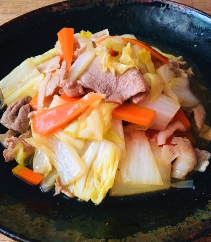 「おかずのクッキング」白菜の甘酢炒め