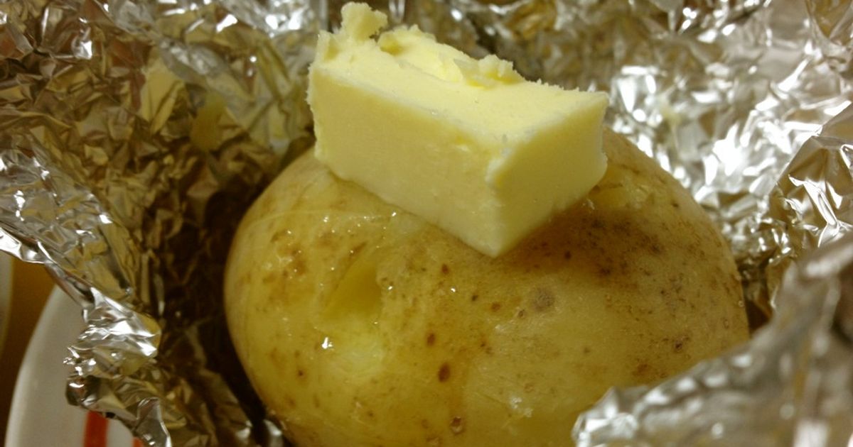 ゆでじゃがのバターじょうゆあえ