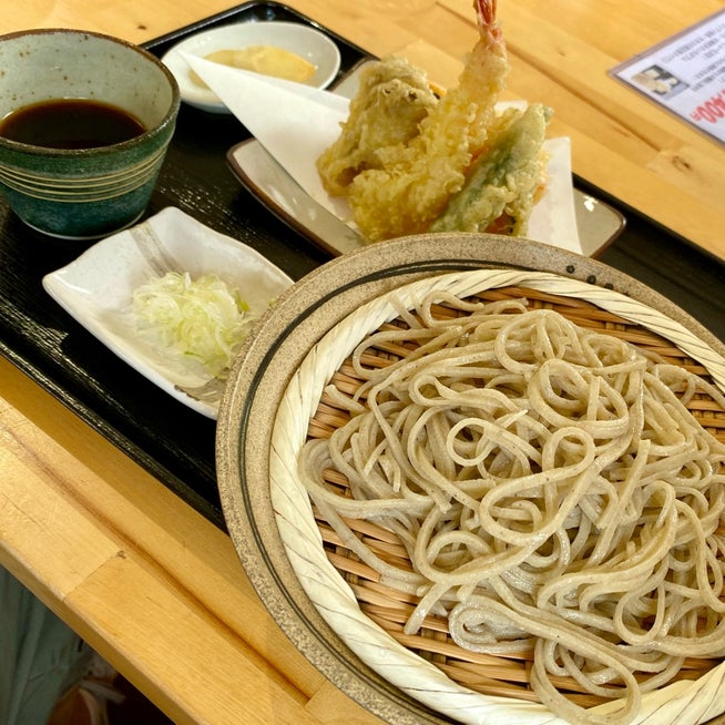 車エビ天せいろ - そば処 大菊総本店