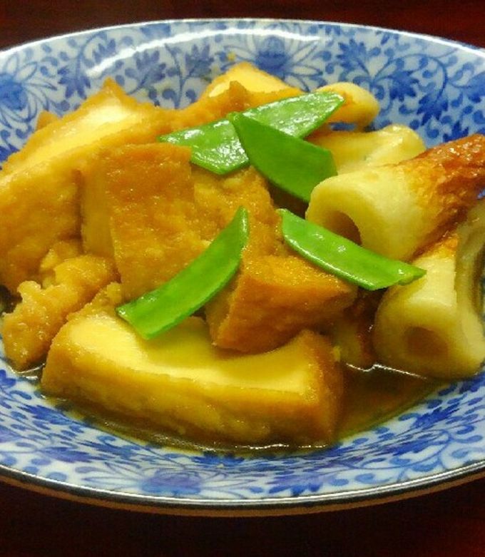 ちくわと厚揚げの甘辛煮