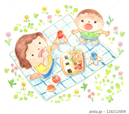 モダンなカフェでの食事風景のイラスト素材114929181- PIXTA