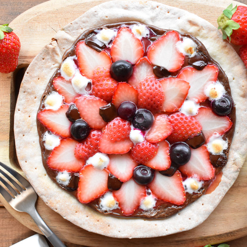 チョコとマシュマロのピザ バレンタインまで毎日デザートピザ