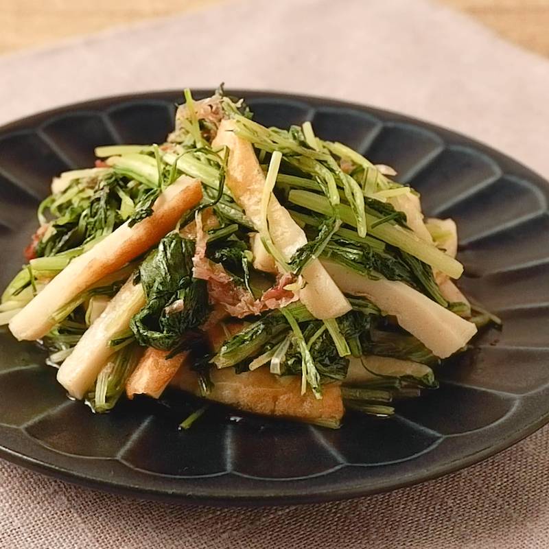 野菜ひとつ 水菜のごまマヨ和え