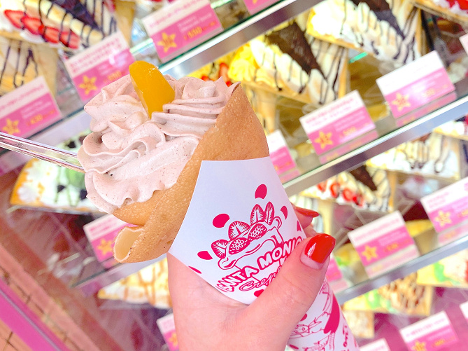 原宿チーズハットグ 竹下通りで流行りの料理を食べ歩き！？ゆずみつの食べ歩き日記