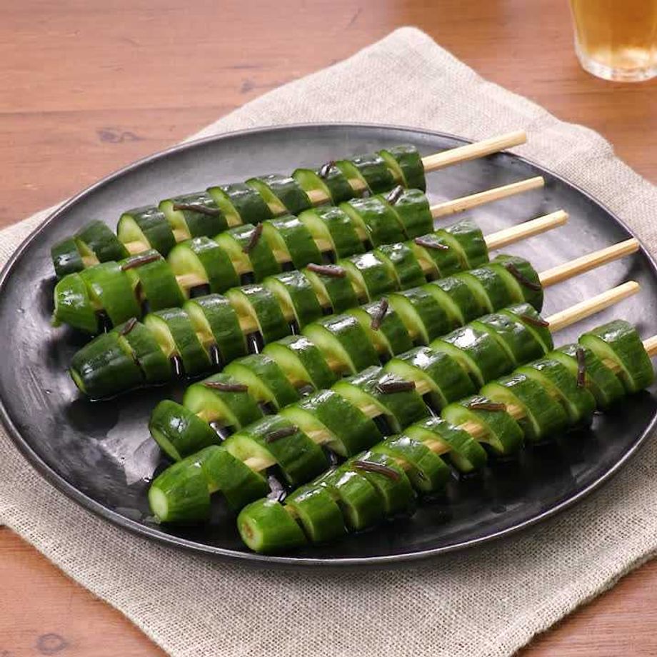 福島県産ミニきゅうりの｢1本だし漬け」 : 登志子のキッチン