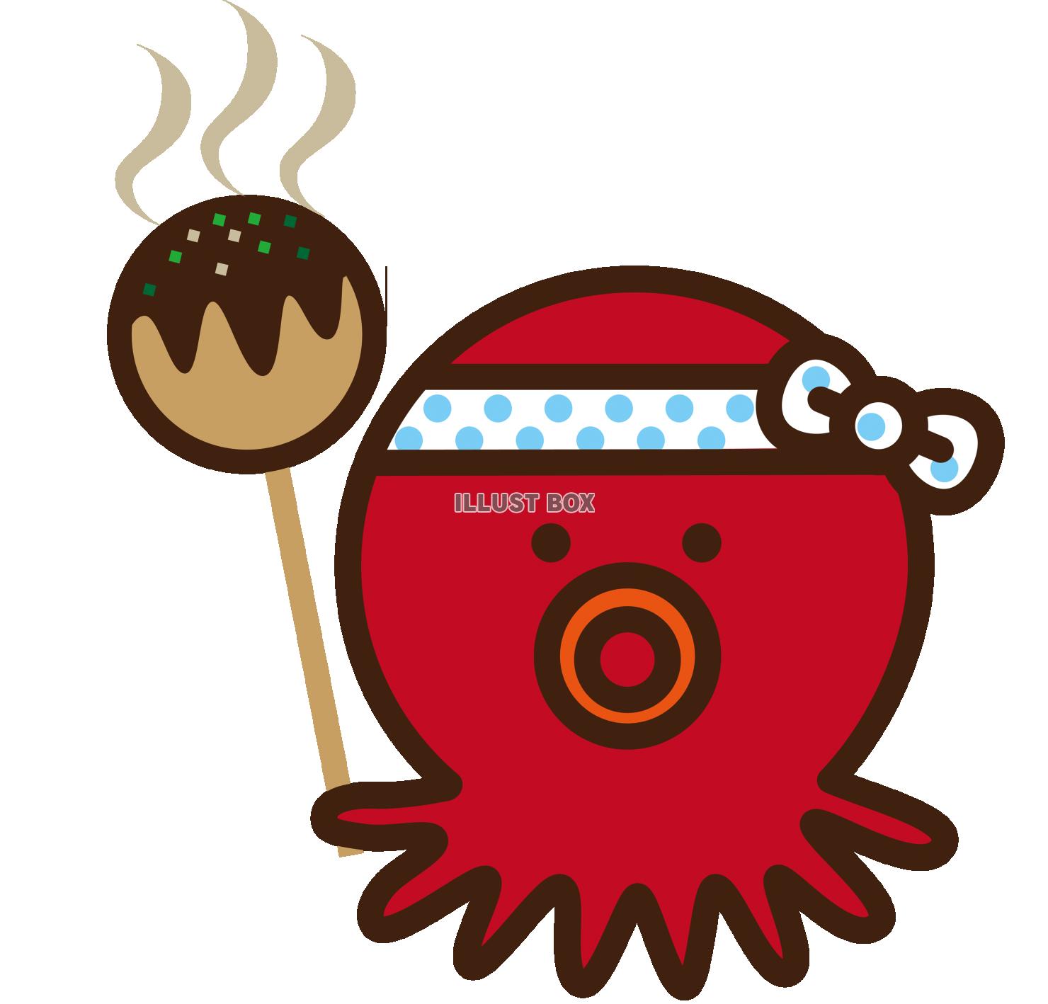 たこ焼きのイラスト – フリーイラスト素材集 KuKuKeKe