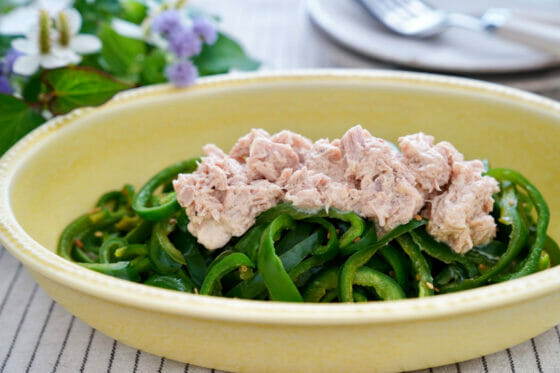 レンジで3分「ピーマンのツナマヨペッパー」～作りおき・お弁当・あと一品足りないときにも！ : decoの小さな台所～体にやさしい妄想料理レシピ、薬膳メモ付き～ Powered by ライブドアブログ