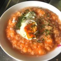 チーズ×卵の黄金コンビ！ 残り物カレーで作る絶品リゾット5歳めしママテナ