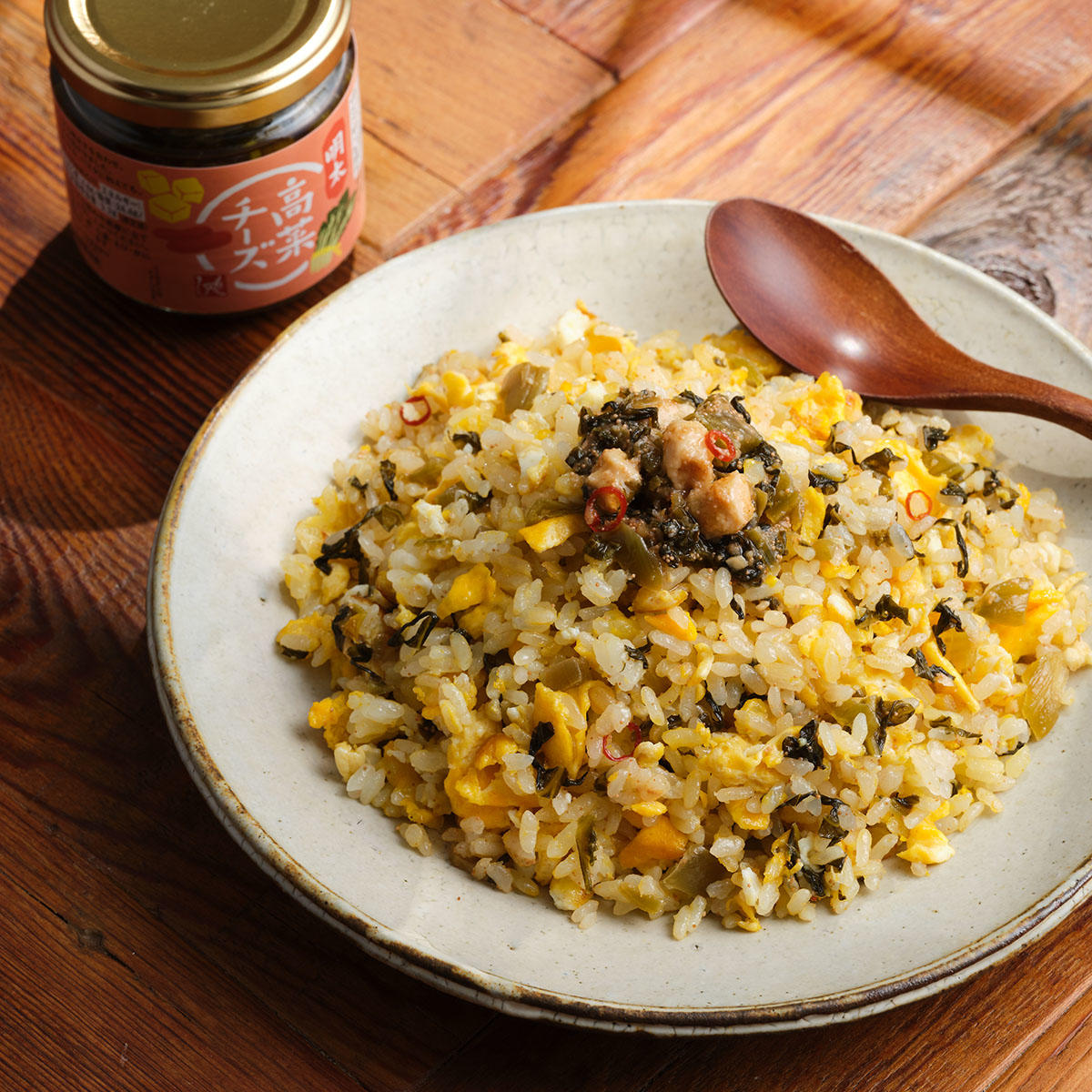 明太高菜チャーハン - ハナゴト