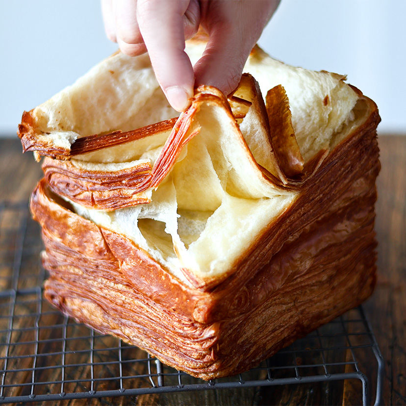 コラムレシピ ミルフィーユ食パンsazanami