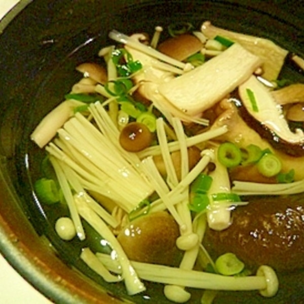 白だしで簡単♪舞茸のお吸い物
