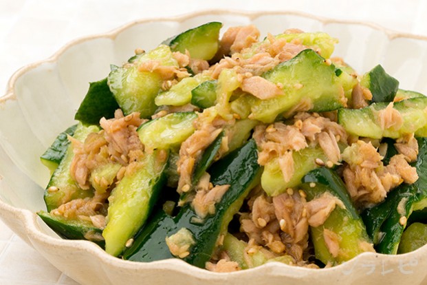 1分レシピ！きゅうりとツナのやみつき和え