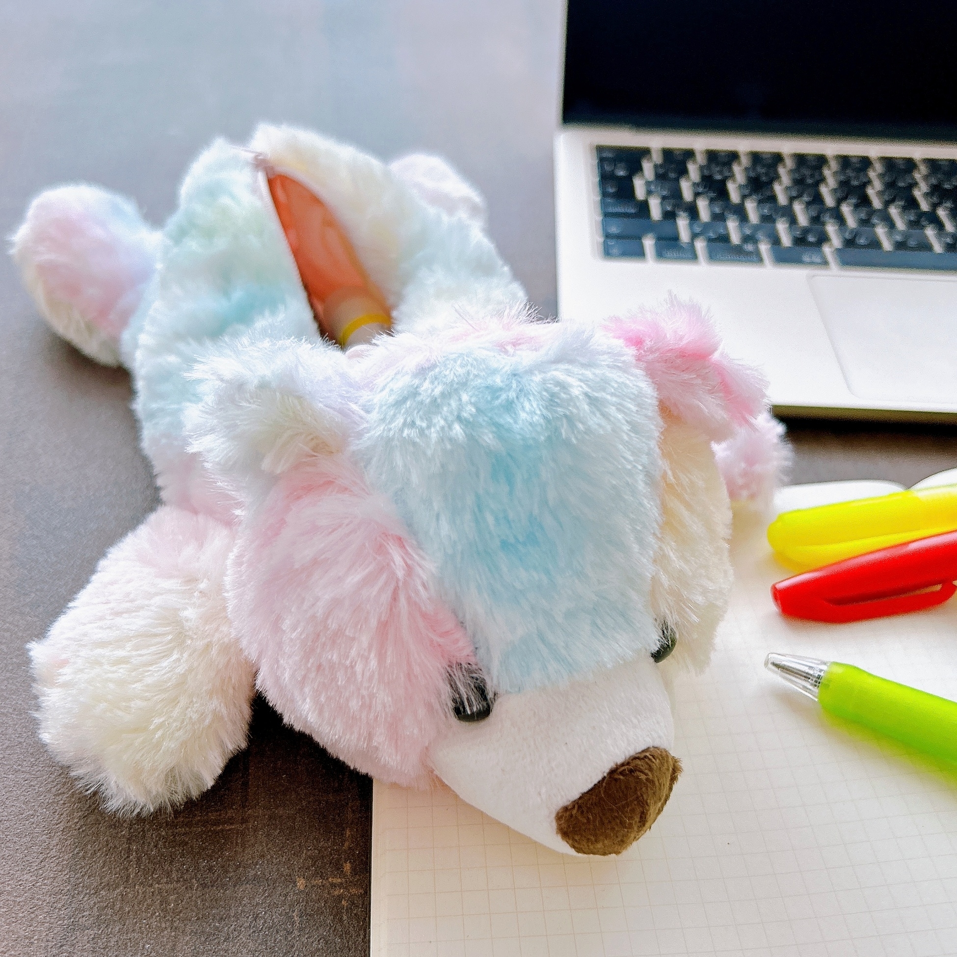 100均文具 これがいよいよ100均に上陸 !「ダイソー ビニールペンケースアンバーorベージュ、マチ付き 」