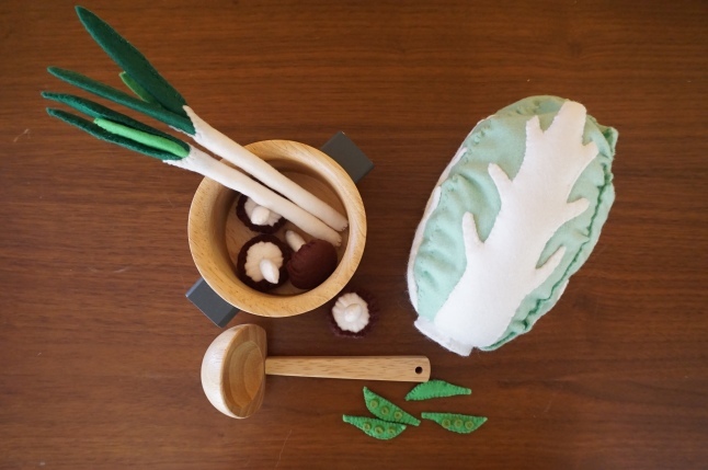 フェルトで作るおままごと立体やさい1manimani mamagoto 手作りおもちゃ