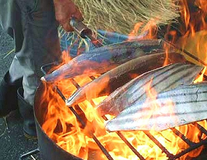 焼津式 かつおのたたき鬼わら焼き1.5kg以上 4~7本 ゆずぽん酢たれ付き