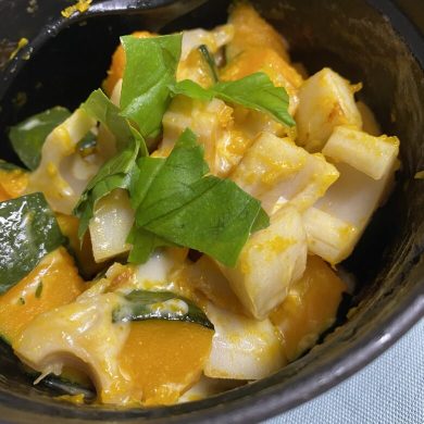 もこみち流 揚げれんこんとかぼちゃの和風サラダMOCO'SキッチンZIP