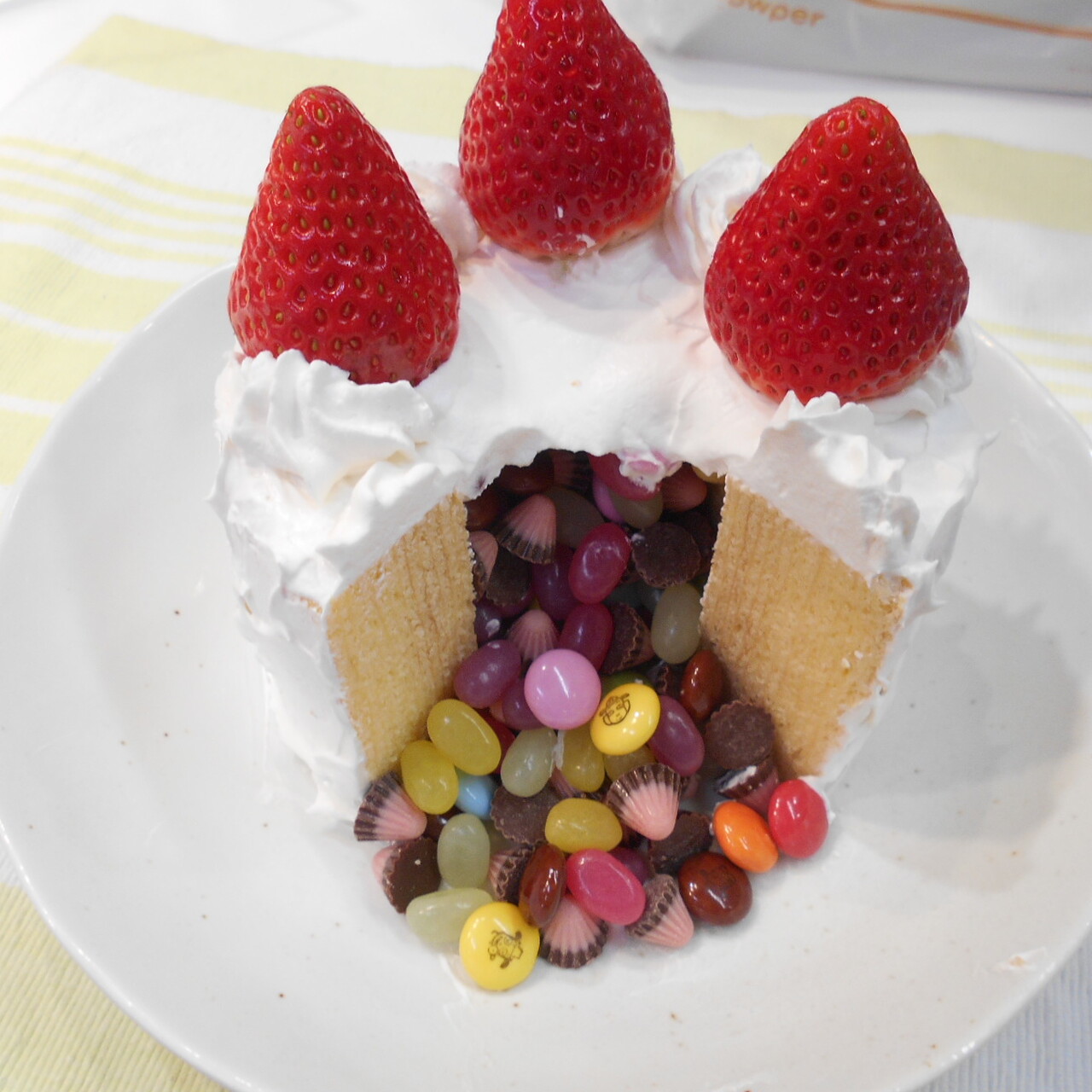 無印良品500ベルフローラかわにし 「特大バウム」で作るサプライズケーキ！ 無印良品