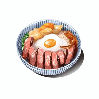 肉そぼろ丼イラスト無料イラスト・フリー素材なら「イラストAC」