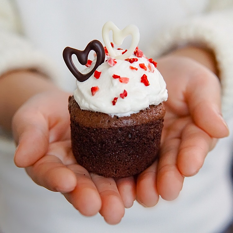 バレンタイン カップケーキ 6個入り アグリダッキング 新潟名店 -テイストジャパン - プレゼント＆ギフトのギフトモール