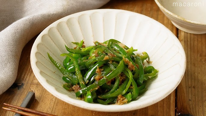 ピーマンの香ばしおかかあえ