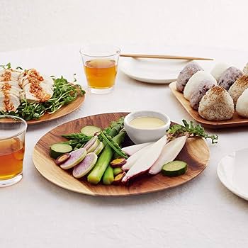 Amazon.co.jp: 無印良品 - アカシアプレート - L : ホーム＆キッチン