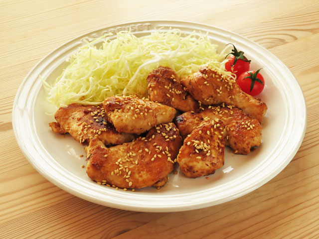 ゆで鶏のみそ漬け焼き