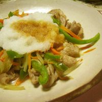 ポン酢でさっぱり 豚ロース焼き