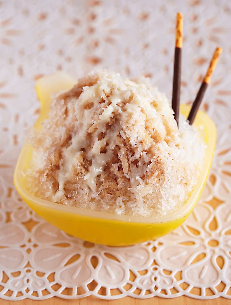 松崎町老舗お菓子処「甘泉堂」の手作りシューロール カフェオレ大福セット