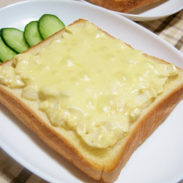 ふわふわ豆腐マヨネーズトースト
