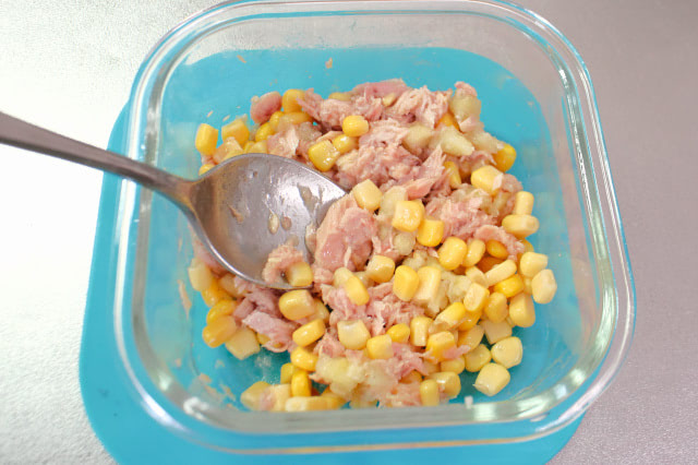 ツナとコーンのポテトサラダのレシピ・作り方とっておきレシピキユーピ