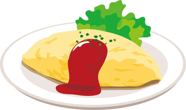 オムライス ケチャップお絵かきTikTok