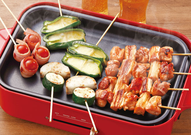 おうちで居酒屋～♪ホットプレートで焼き鳥屋さん～☆kameyo 料理家 かめ代