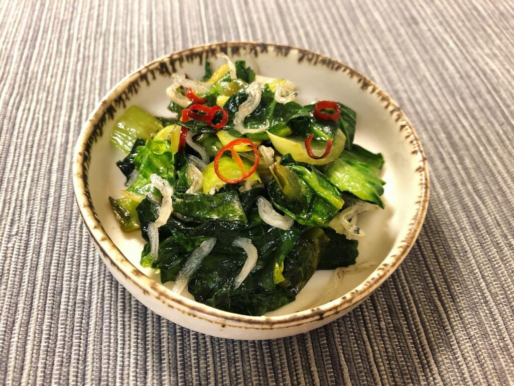 小松菜と挽き肉の香り炒めのレシピ・作り方おつまみレシピアサヒビール