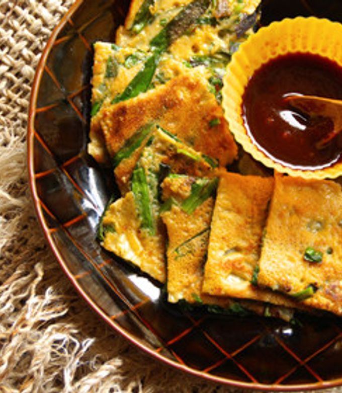 オクラのチヂミ