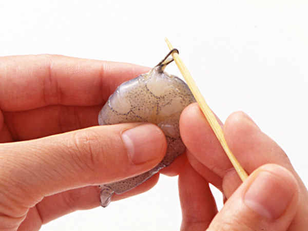 えび 海老 の下処理・背わた取りキッコーマンホームクッキング