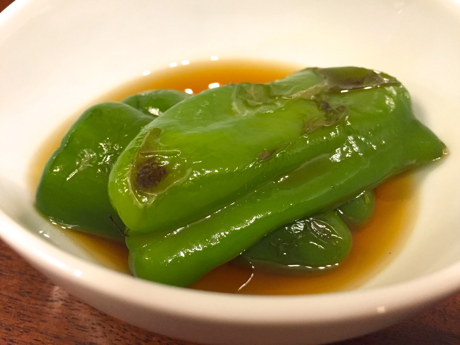 妄想薬膳：丸ごとピーマンの煮浸し西野久子 旧姓：廣岡 やっぴーさん