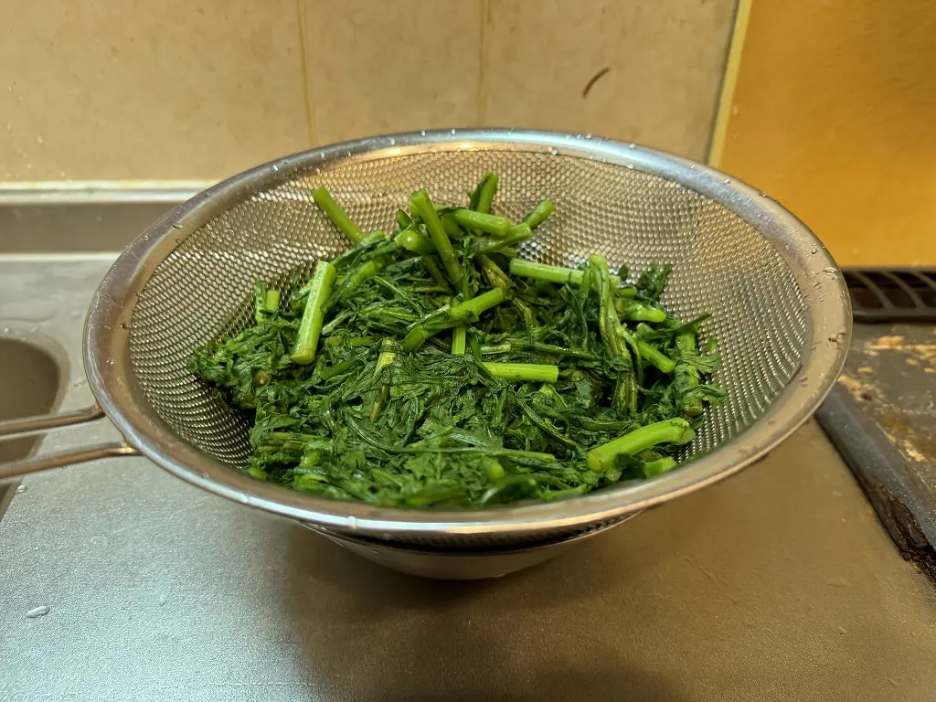 春菊のおひたし レシピ 内田 悟さん みんなのきょうの料理