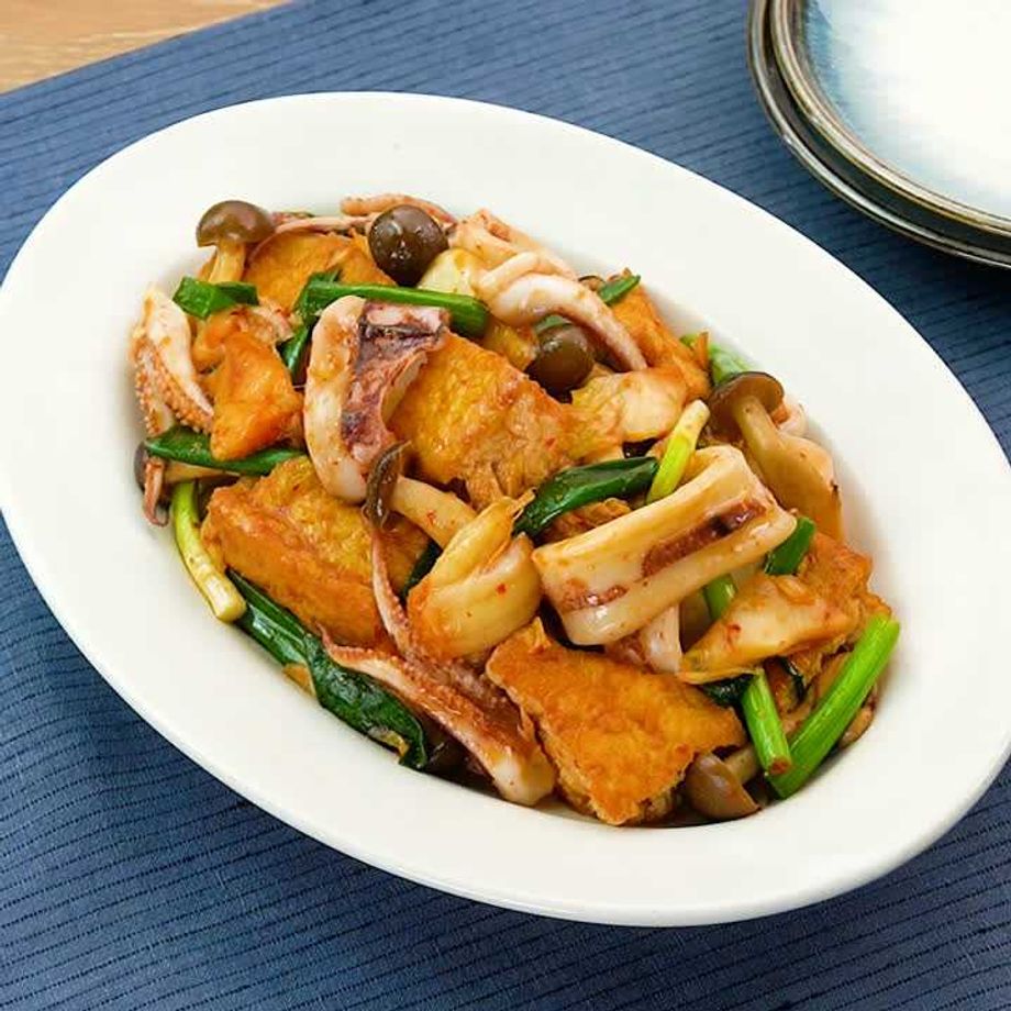 まじで喜ばれる厚揚げレシピ⁡, ⁡⁡, ⁡ 厚揚げキムチ ⁡, ⁡厚揚げ：150g⁡, ⁡キムチ：150g⁡, ⁡酒：大さじ1⁡,⁡醤油：小さじ1⁡, ⁡砂糖：小さじ1 2⁡, ⁡⁡, ⁡豚キムチならぬ厚揚げキムチ🌸⁡, ⁡簡単だし、安くて美味しい！⁡, ⁡⁡,夫がハマってます笑⁡, ⁡⁡, ⁡⁡⁡⁡⁡⁡⁡――――――――――――――――――――⁡, 🌸 ⁡@noa.room 🌸⁡,