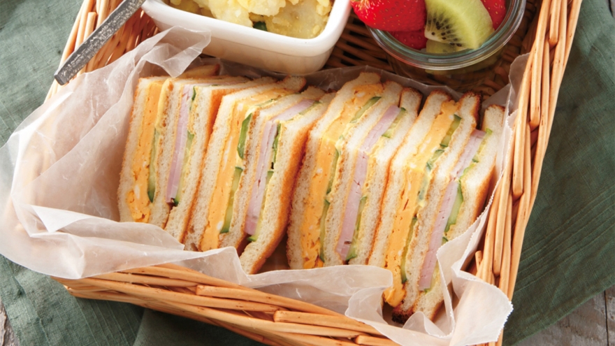 THE食パンのサンドイッチ～ハム＆きゅうり～株式会社シベール