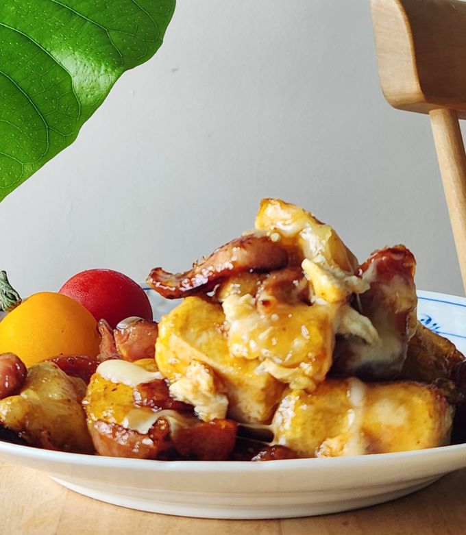 COでお弁当木綿豆腐の甘辛醤油麹焼き