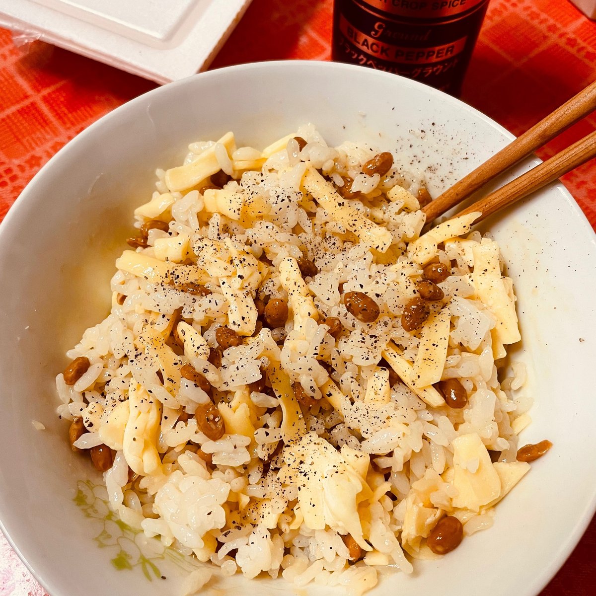 包丁いらず！ 納豆チーズドリア