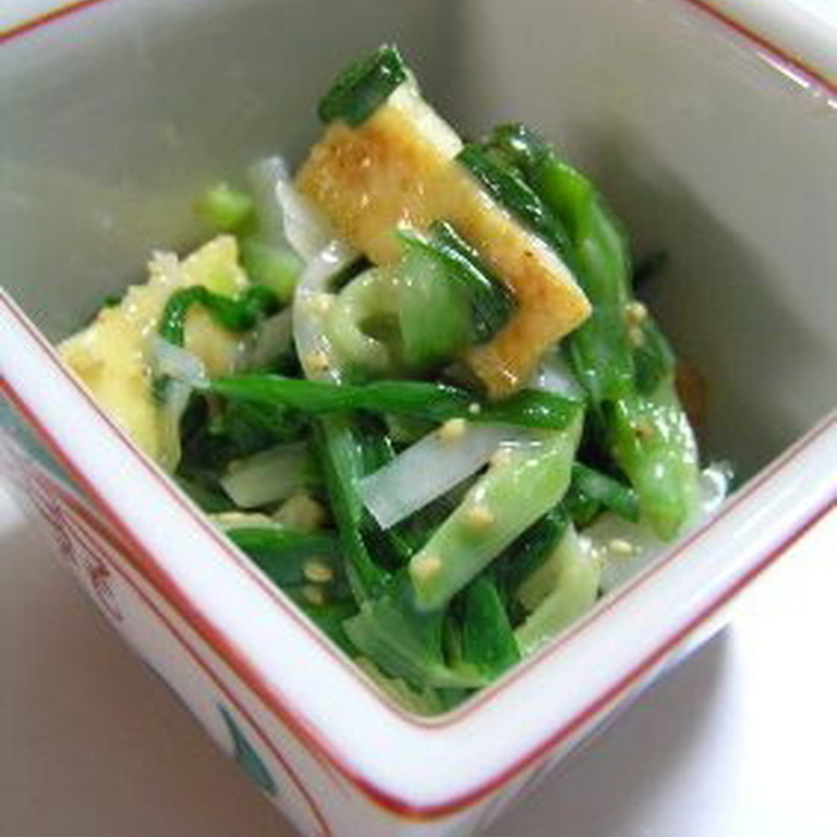 わけぎとささ身のみそマヨあえ