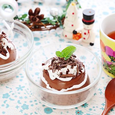 混ぜて冷やすだけで簡単！低糖質チョコレートプリンの作り方！もっちりとろける食感のヘルシープリン 料理研究家ゆかり- エキスパート -Yahoo!ニュース