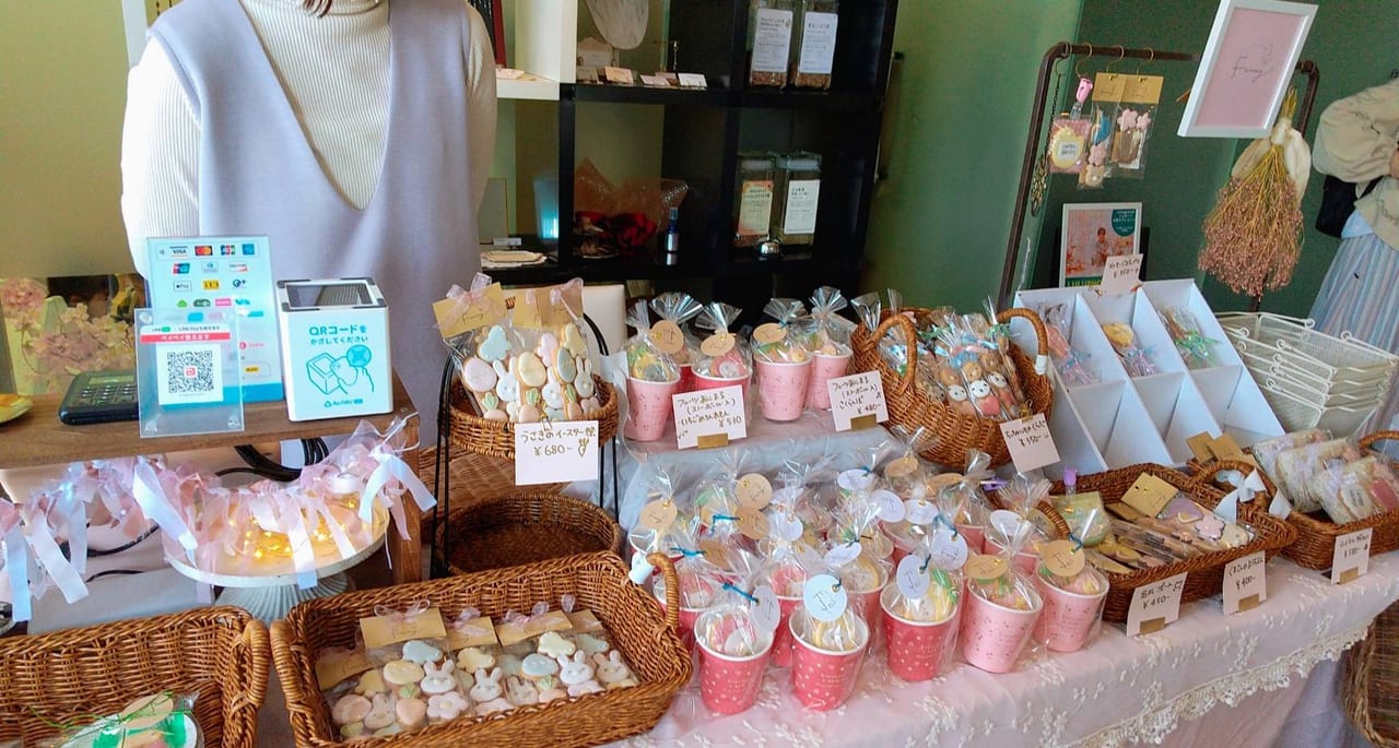 マルシェ 出店ディスプレイ お菓子TikTok