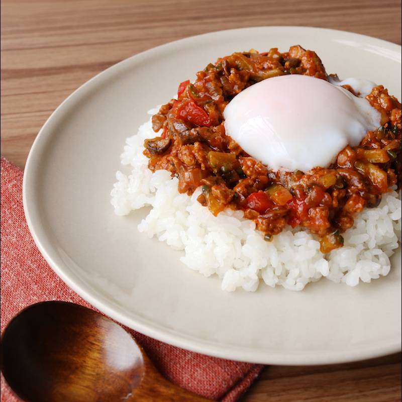 豚ひきとゴーヤの和風キーマカレーだいどこログ 生協パルシステムのレシピサイト