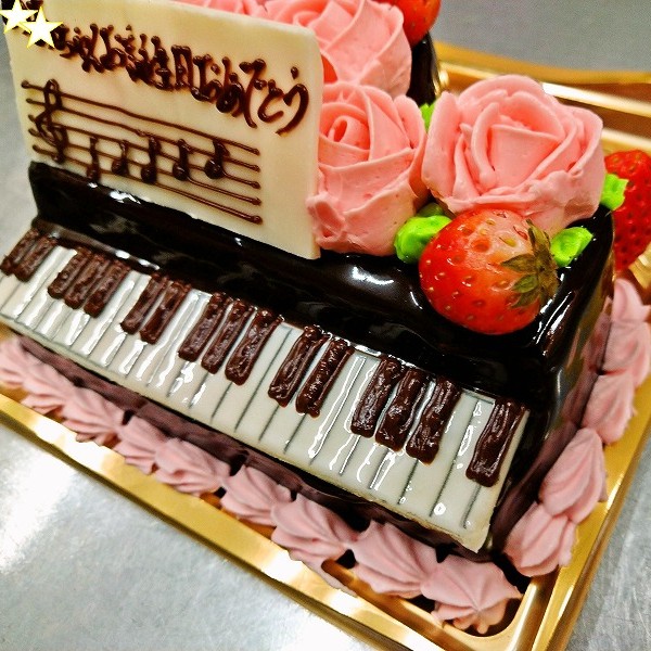 ピアノケーキ チョコレート
