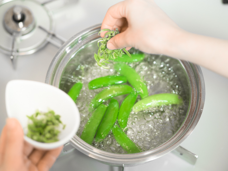 いんげんとスナップエンドウ、旬のおいしさを逃さない茹で方は？カゴメ株式会社